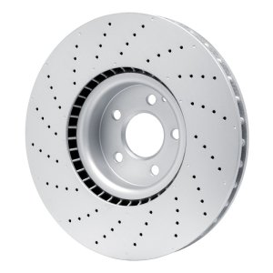 Mercedes-Benz SL450 Brake Rotor (1) - Front - R1 Concepts - GEOSPEC Coated Rotor - Drilled - `13-`20